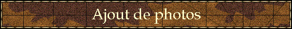Ajout de photos